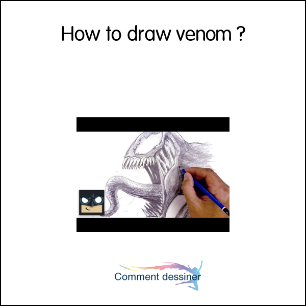 How to draw venom